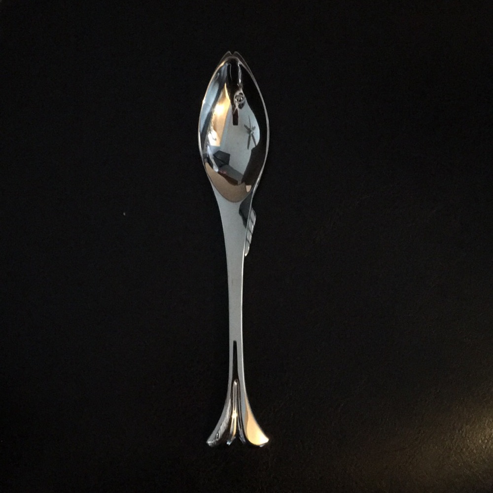 Set of 4 Yamazaki Gone Fishin Demi-tasse Spoons